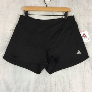 NEW Reebok Shorts Sz Medium Slim Fit Moisture Wicking Workout Sports Athletic